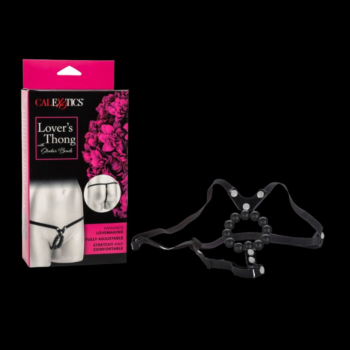 Lovers Thong with Stroker Beads