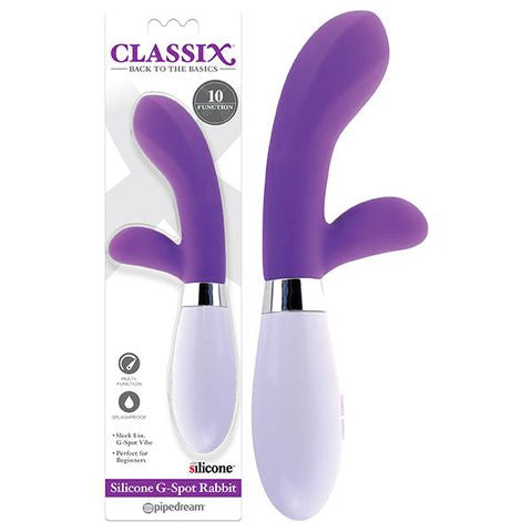 Classix Silicone G-Spot Rabbit Purple