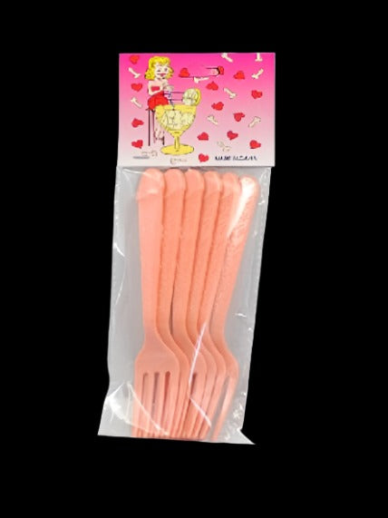 Pecker Party Forks 6Pce