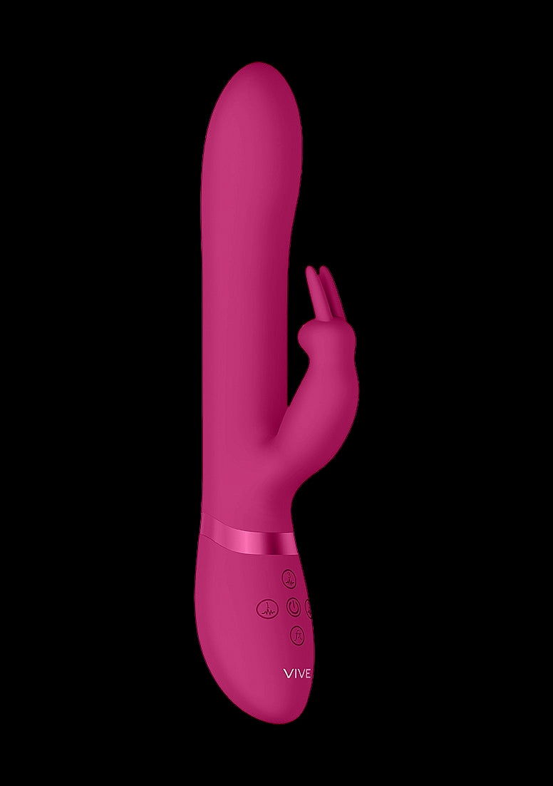 Vive Amoris - 23 cm USB Rechargeable Beaded Rabbit Vibrator
