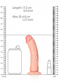 RealRock Realistic Curved Dildo 6"