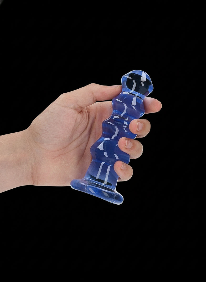 Crystal Clear 5.5in Curvy Dildo Plug