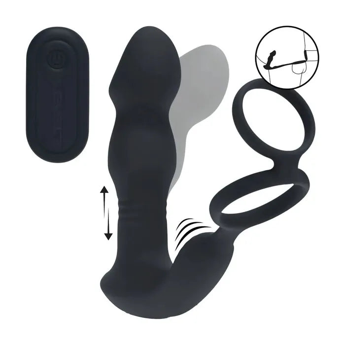 LEVELZ Remote Controlled Prostate Stimulator with Cock Ring