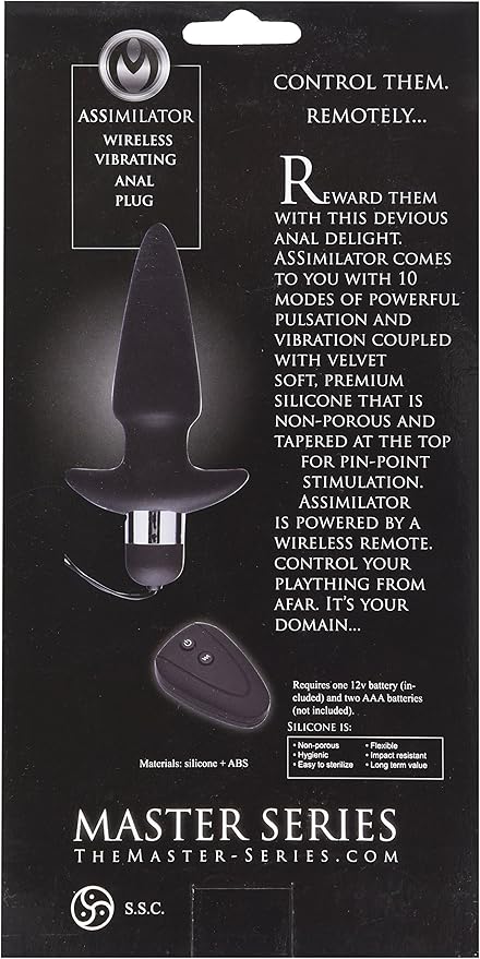 Assimilator 10X Remote Anal Vibe