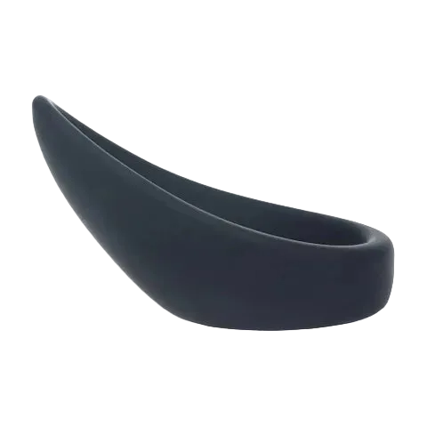 LEVELZ Teardrop Silicone Cock Ring - Black
