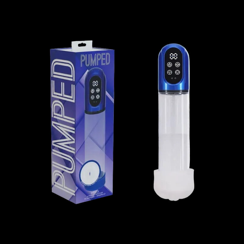 PUMPED Engage Automatic Penis Pump - Blue