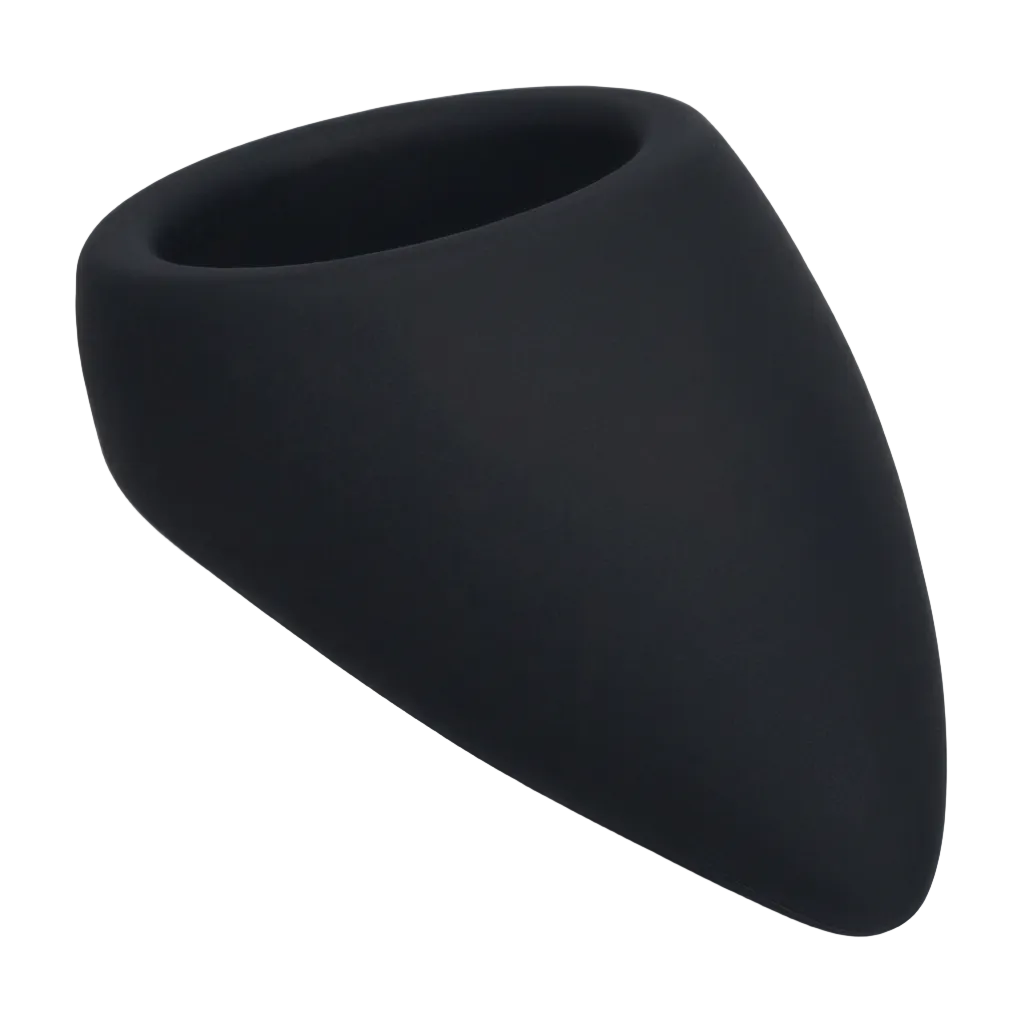 LEVELZ Teardrop Silicone Cock Ring - Black