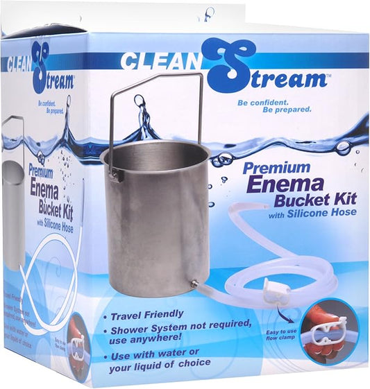 Premium Enema Bucket Kit With Silicone Hose