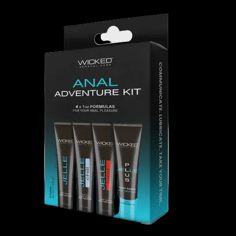 Wicked ANAL ADVENTURE KIT - 4 Pack