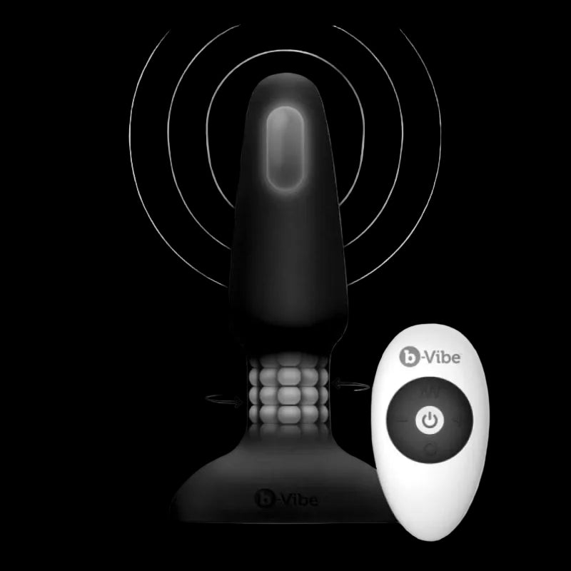 B Vibe USB Rechargeable Rimming Plug Black
