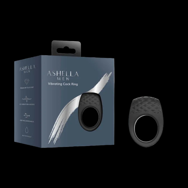 Ashella Men Vibrating Cock Ring