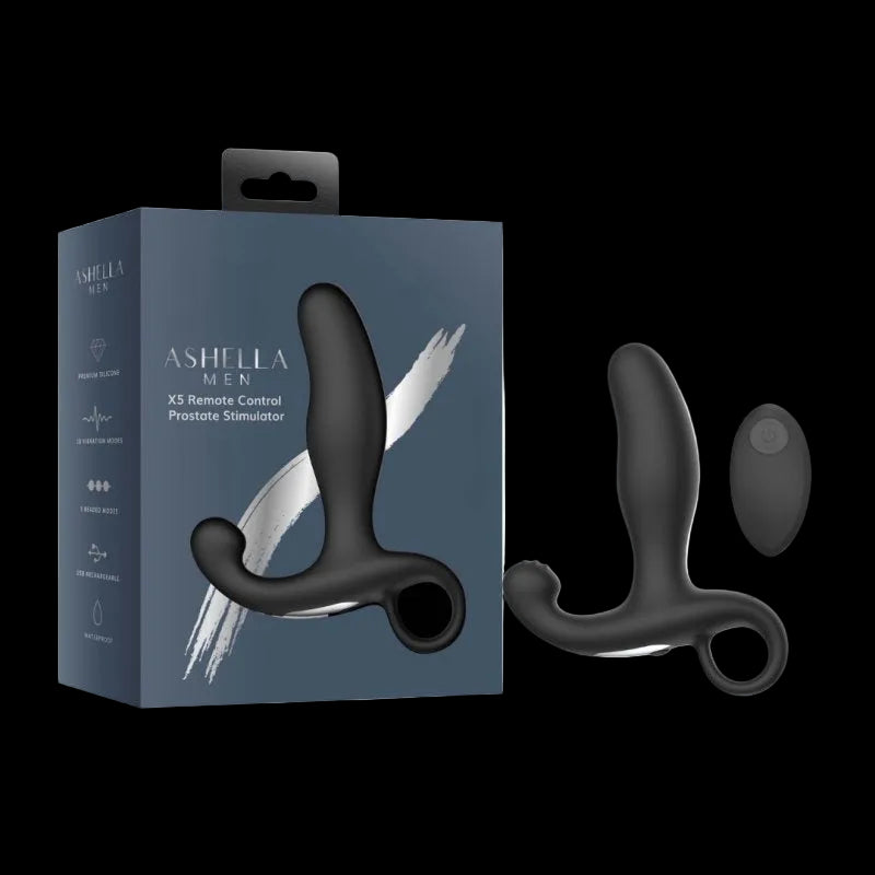 Ashella Men X5 Remote Control Prostate Stimulator