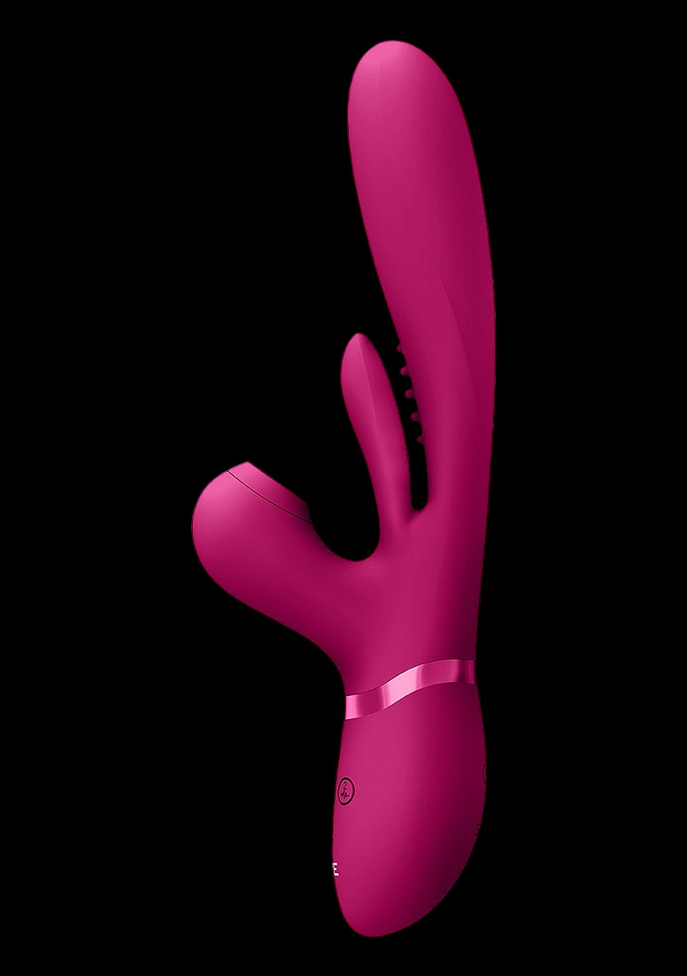 Ena-Thrusting G-Spot Vibrator with Flapping Tongue and Air Wave Stimulator