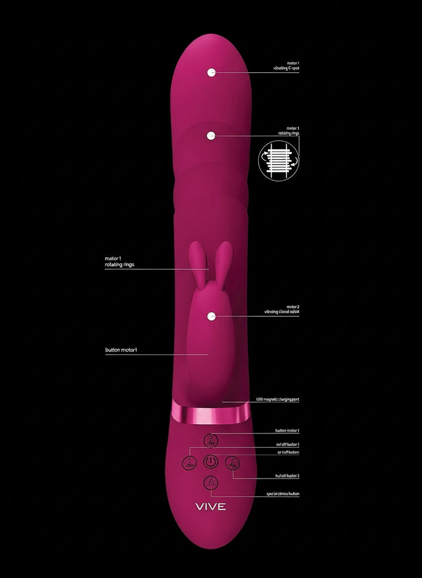 Nari - Vibrating and Rotating Beads, G-Spot Rabbit