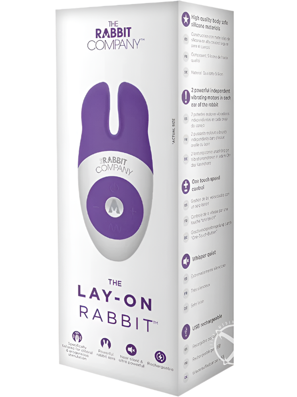 The Lay-On Rabbit Purple