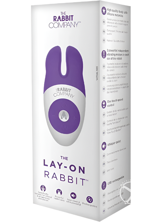The Lay-On Rabbit Purple