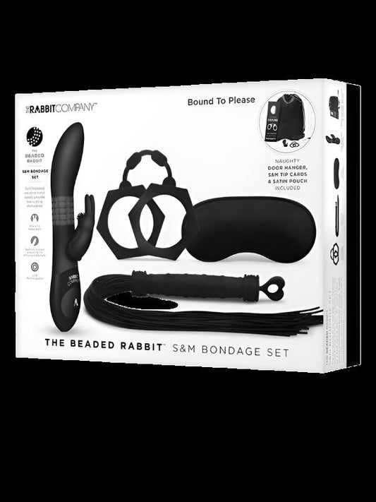 Beaded Rabbit Bondage Gift Set For Couples