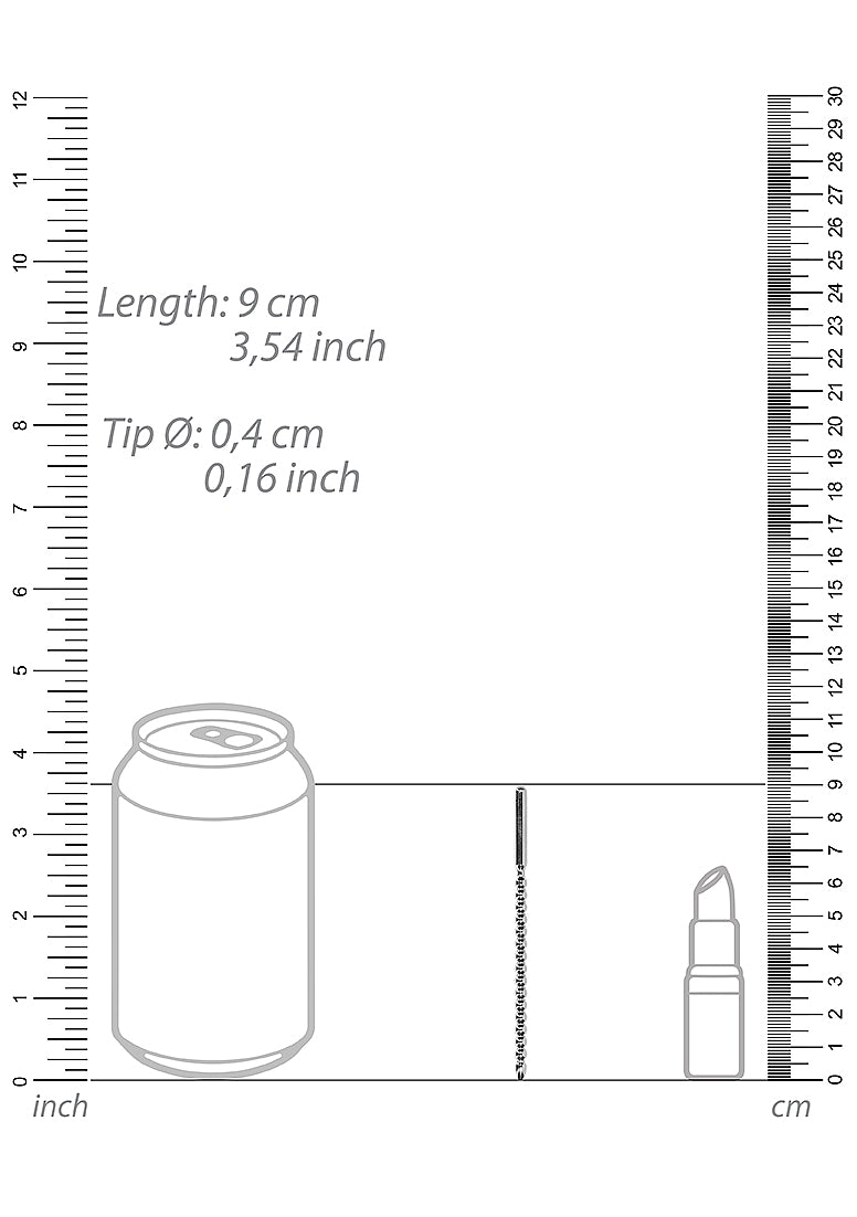 Urethral Sounding - Metal Stick Ribbed
