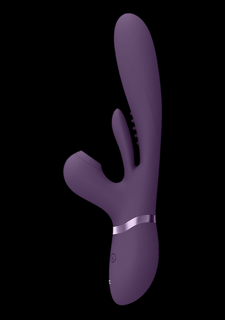 Ena-Thrusting G-Spot Vibrator with Flapping Tongue and Air Wave Stimulator
