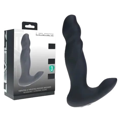 LEVELZ Vibrating & Thrusting Silicone Prostate Massager