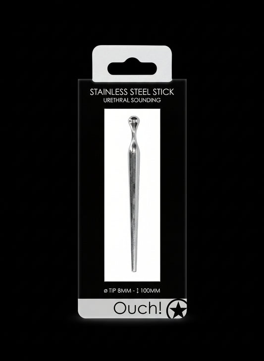 Urethral Sounding - Metal Stick Tappered