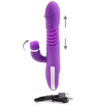 12 Functions Silicone Rechargeable Rotating and Heating Vibrator