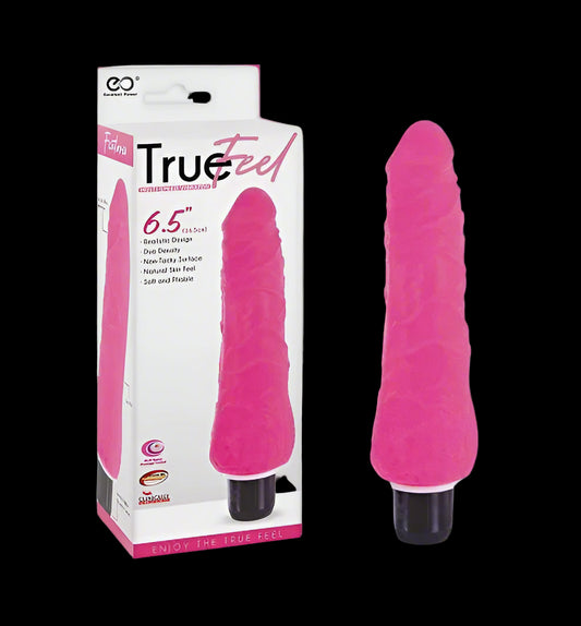 True Feel 6.5 Realistic TPR Vibrator