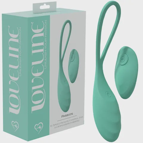 LoveLine - Passion - 10 Speed Remote Control Egg - Sealed Silicone