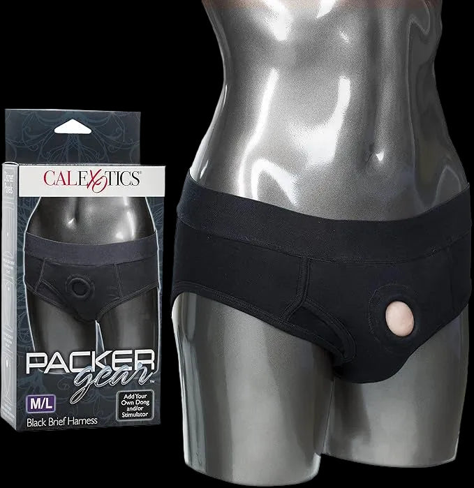 Packer Gear Black Brief Harness L/XL