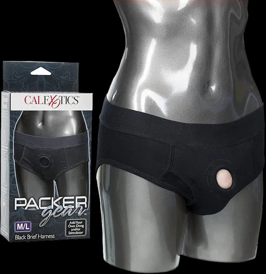 Packer Gear Black Brief Harness L/XL