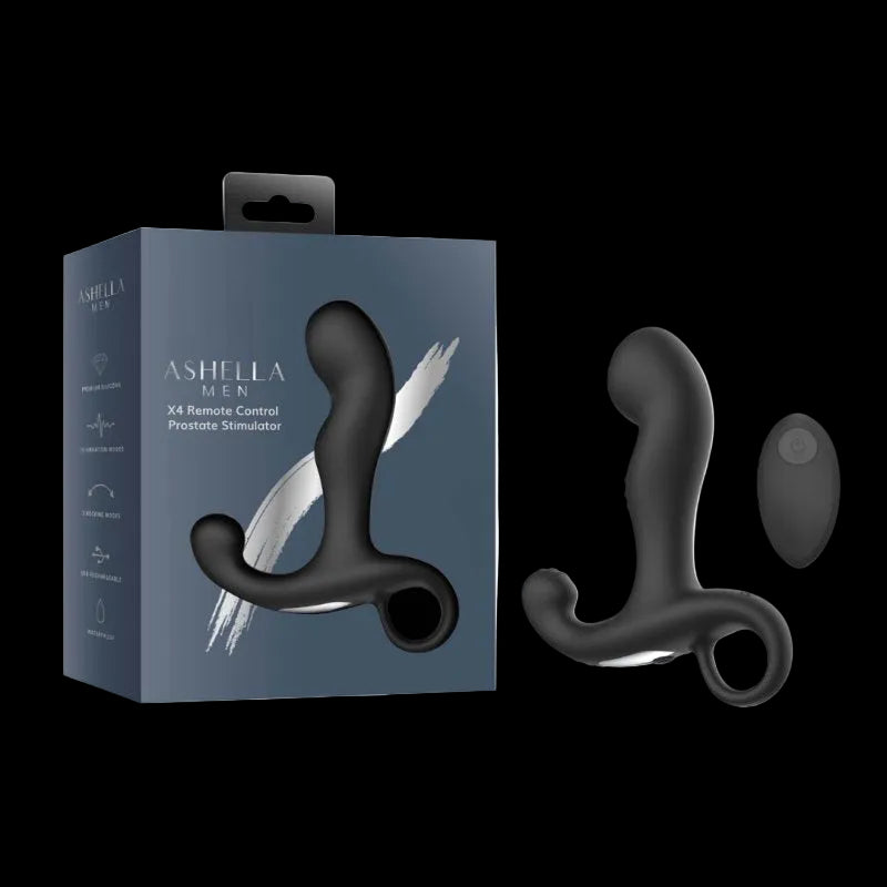 Ashella Men X4 Remote Control Prostate Stimulator