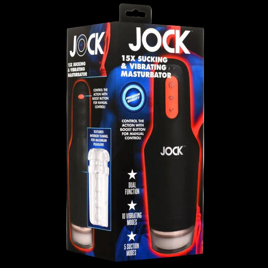 JOCK 15X Sucking & Vibrating Masturbator