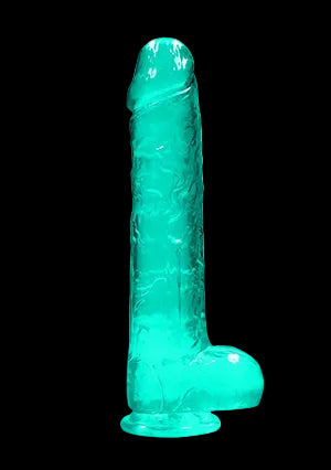 Crystal Clear REALROCK Realistic Dildo With Balls 9IN
