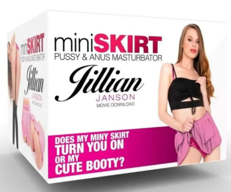 Mini Skirt Jillian Janson Pussy and Anus Masturbator