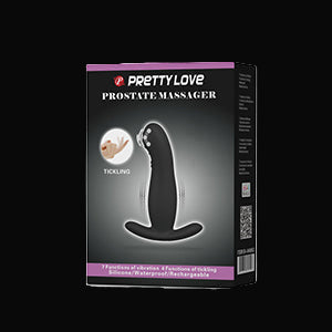 Tickling Prostrate Massager Black 127mm