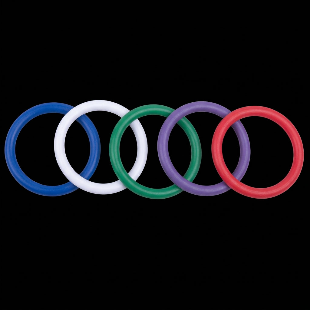 Silicone Cock Ring Kit (5 Rings a Pack)