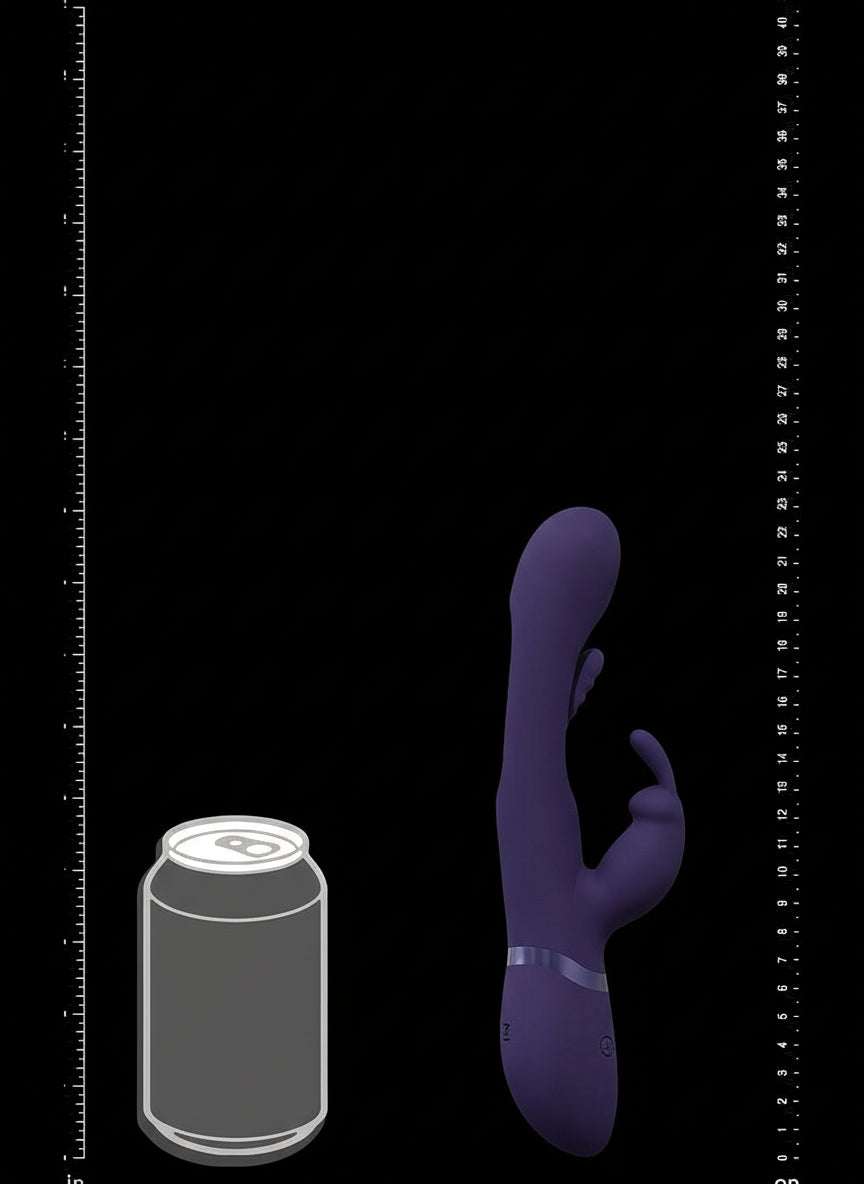 Mika - Rechargeable Triple Motor - Vibrating Rabbit With Innovative G-Spot Flapping Stimulator - Purple