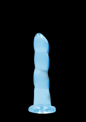 Crystal Clear REALROCK Dildo With Suction - 17 cm