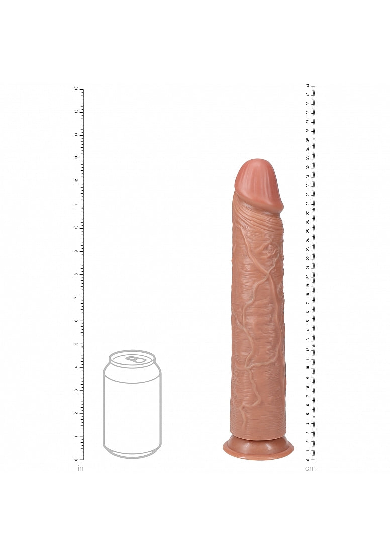RealRock Ultra Realistic Skin - Extra Large Straight without Balls 13" / 33 cm - Tan