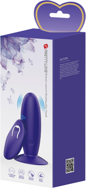 "Remote Controlled Vibrating Plug" Rechargeable