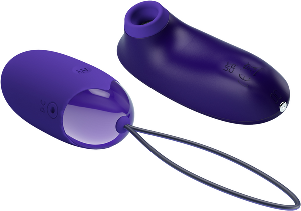 "Orthus" Remote Control Rechargeable Egg + Clitoral Stim