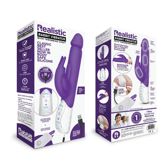Rabbit Essentials Rechargeable Realistic Rabbit