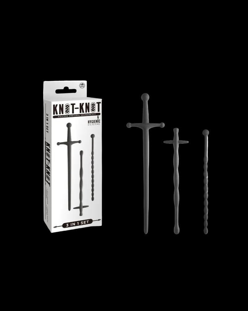 Knot-Knot Silicone Urethral Sounds Set
