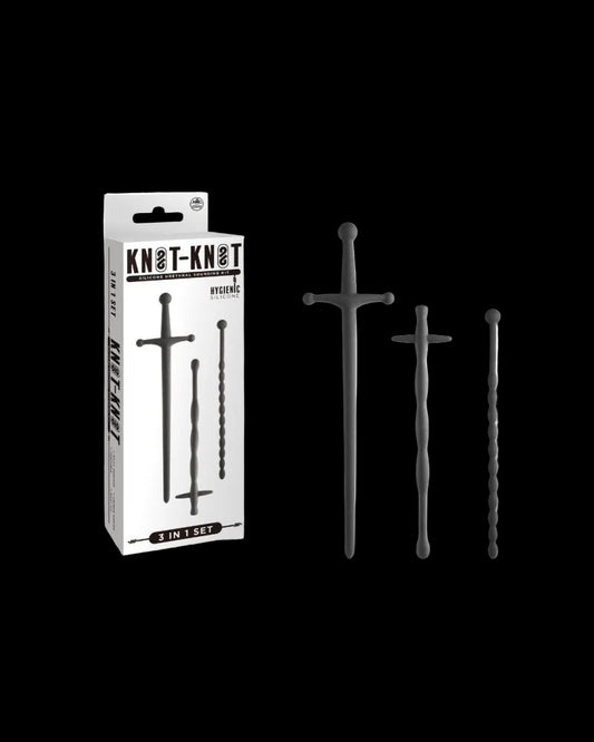 Knot-Knot Silicone Urethral Sounds Set