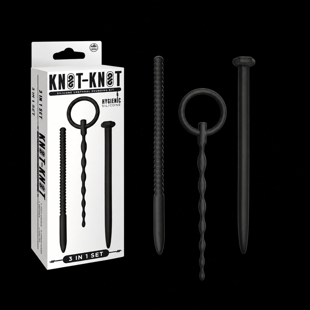 Knot-Knot Silicone Urethral Plug Set