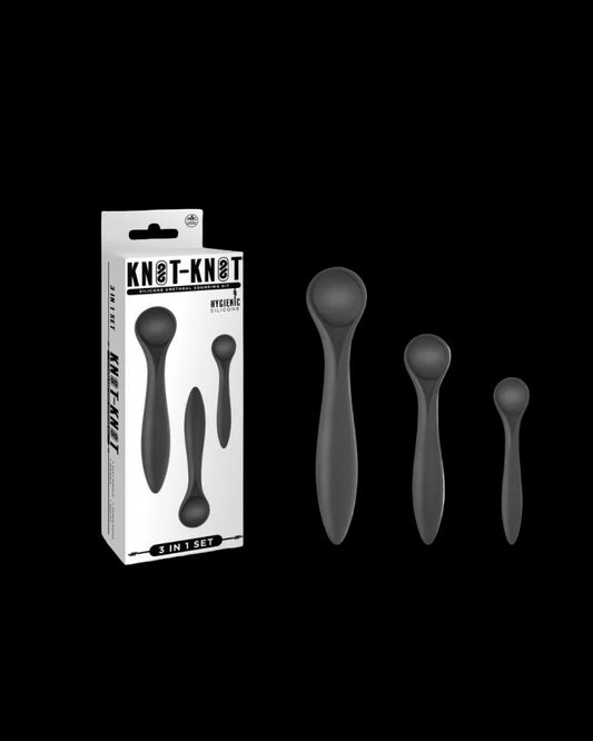 Knot-Knot Silicone Urethral Sounding Set