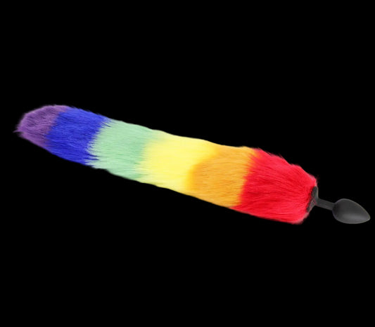 Fox Tail Silicone Butt Plug Small