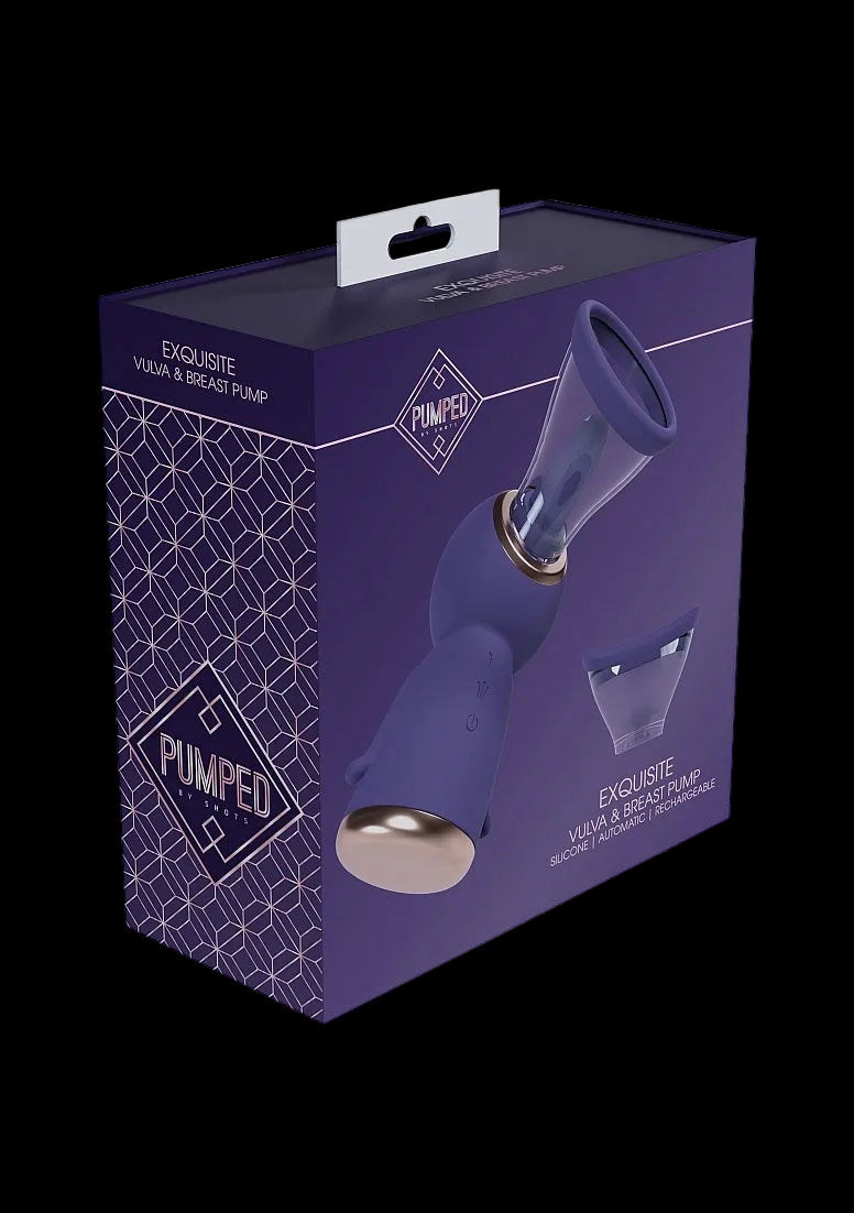 Pumped-Sensual-Automatic Vulva & Breast Pump-Purple