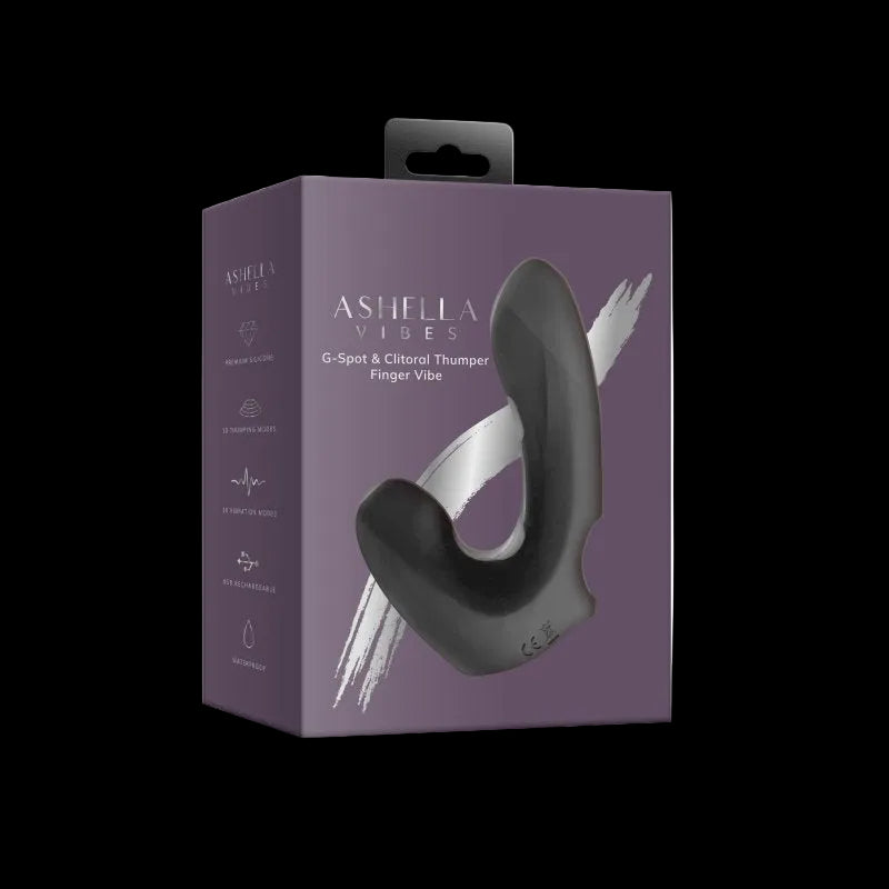 Ashella Vibes G-Spot Clitoral Thumper Finger Vibe
