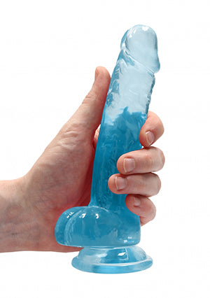 Crystal Clear REALROCK 7'' Realistic Dildo With Balls